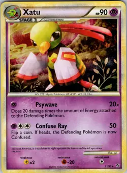 Xatu 11/95 Unleashed Holo Pokemon TCG NM - Image 1