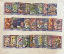 1999 Topps Pokemon TV Animation Series 1 2 Lot - Blue Logo - Ash, James, Meowth - Image 1