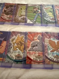 1999 Topps Pokemon TV Animation Series 1 2 Lot - Blue Logo - Ash, James, Meowth - Image 3