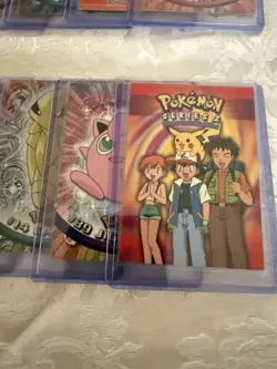 1999 Topps Pokemon TV Animation Series 1 2 Lot - Blue Logo - Ash, James, Meowth - Image 5