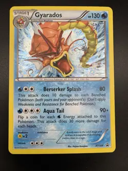 Gyarados XY109 Pokemon XY Black Star Promo Cosmos Holo 2016 - Image 3
