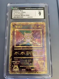 Pokemon Ancient Mew 2000 Movie Promo CGC MINT 9 - Image 1