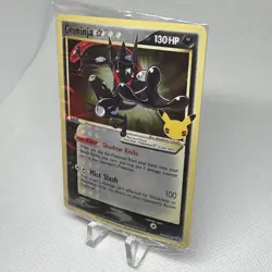 Pokemon Greninja Gold Star SWSH144 Black Star Promo NM/M Sealed TCG - Image 2