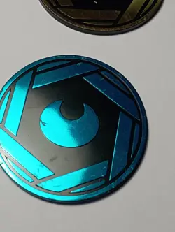 Lot 10 Jetons / Pieces / Coins Pokemon Jumbo - Tin 151 - Serie Energie - Image 2