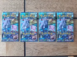 Lot D - 4X Pokemon GO Booster Packs - Factory Sealed Unweighed Sword Shield - Image 1