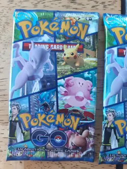 Lot D - 4X Pokemon GO Booster Packs - Factory Sealed Unweighed Sword Shield - Image 2