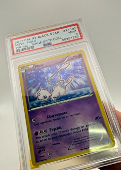 2017 Pokemon XY Mew #XY192 Holo Black Star Promo PSA 9 - Image 3