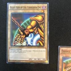 Exodia the Forbidden One LDK2 Common YUGIOH! TCG Complete 5 Card Set LP - Image 4
