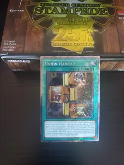 Yugioh Stampede - Union Hangar - Platinum Secret Rare - RA04-EN270 - Image 1