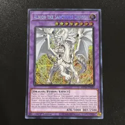 Albion The Sanctifire Dragon | MP24-EN082 | Prismatic Secret Rare | NM | YuGiOh! - Image 1