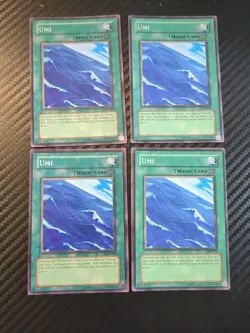 4x Yu-Gi-Oh! TCG Umi Legend of Blue Eyes White Dragon LOB-050 Unlimited Common - Image 1