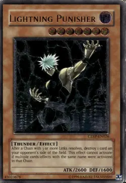 Lightning Punisher Unl Ed Ultimate Rare CDIP-EN026 Yu-Gi-Oh! - Image 1