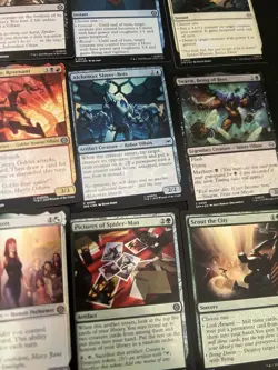 Magic The Gathering Marvel Spiderman Cards Lot Mostly Foils 16 Cards - Image 5