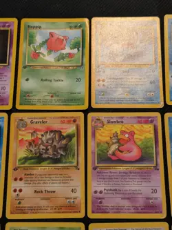 1st Edition Pokemon Card Lot WOTC KABUTO Neo Rocket Fossil Gym LP/HPLot 14 - Image 4