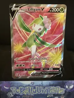 Pokemon Card Hisuian Lilligant V 162/189 Astral Radiance Full Art Holo Rare NM - Image 1