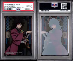 CARDDASS DEMON SLAYER: KIMETSU NO YAIBA STAINED GLASS CARDS GIYU TOMIOKA - Image 1