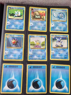 WOTC 1999 Holo Rare Pokemon Card Bundle Base Set Jungle Fossil Binder x81 Cards - Image 4