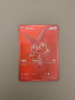 Victini 171/086 Black Bolt Red Monochrome Pokemon TCG Card Fresh Pull - Image 1