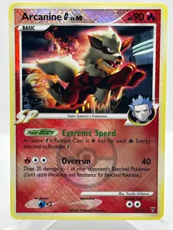 Arcanine G 15/147 Platinum Reverse Holo League Promo 2009 Pokemon TCG Card - Image 1