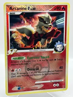 Arcanine G 15/147 Platinum Reverse Holo League Promo 2009 Pokemon TCG Card - Image 2