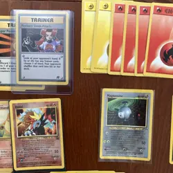 Pokemon TCG Vintage 140 Card Lot + Vintage 1999 Binder - Image 5
