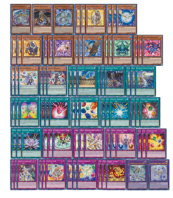 Yugioh 85 Cards Crystal Beast Deck | Rainbow Dragon Deck | Extra Deck & Tokens - Image 1