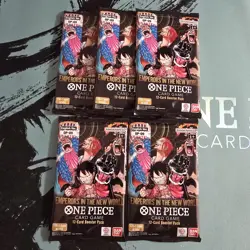 X5 OP09 Sealed Packs From Random Box At Locals One Piece Card Game - Image 1