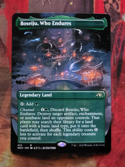 MTG Card: Boseiju, Who Endures (Kamigawa: Neon Dynasty) BORDERLESS - Image 1