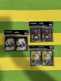 Final Fantasy 100 ULTRA PRO MTG card sleeves magic Lot - Image 1