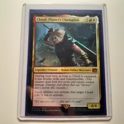 Cloud Planet's Champion Promo Foil Final Fantasy 0552 MTG Magic the Gathering NM - Image 3