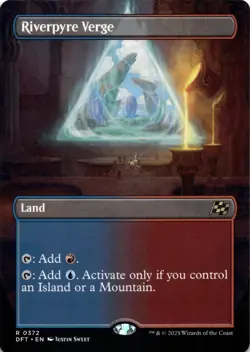Riverpyre Verge BORDERLESS Aetherdrift Magic MTG NM - Image 1