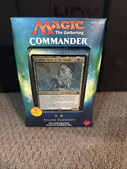Magic: The Gathering Feline Ferocity 2017 New Commander Deck Sealed ENGLISH - Image 1