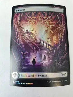 MTG - FOIL Swamp 274 Full Art -LAND - Duskmourn - Image 1