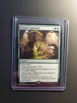 Primal Command MTG Duel Deck Zendikar vs Eldrazi Magic the Gathering NM - Image 1