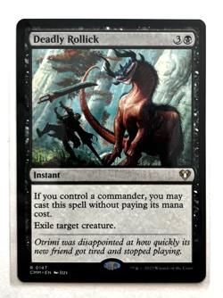 MTG - Commander Masters - Deadly Rollick - Rare 0147 - Image 1