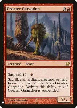 Greater Gargadon [Mystery Booster] Lightly Played - Image 1