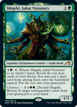 Shigeki, Jukai Visionary - Kamigawa: Neon Dynasty #206/302 MTG Magic The Gatheri - Image 1
