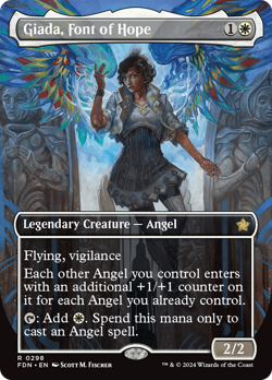 Giada, Font of Hope (Borderless) [Foundations] Magic MTG - Image 1