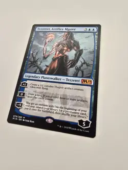 💥 MTG- Tezzeret, Artifice Master -Core Set 2019 Planeswalker Mythic #079 - Image 2