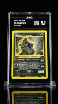Shining Tyranitar 2002 Pokemon Neo Destiny TAG 8.5 #113 - Image 1