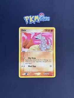 Pokemon TCG Onix Unseen Forces 65/115 Regular MP. - Image 1
