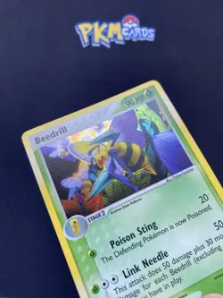 Pokemon TCG Beedrill FireRed & LeafGreen 1/112 Holo Rare LP. - Image 2