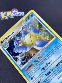 Pokemon TCG Blastoise Platinum Base Set 2/127 Holo Rare LP. - Image 3