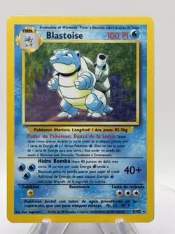 Base Set Pokemon TCG Blastoise Spanish - Image 1
