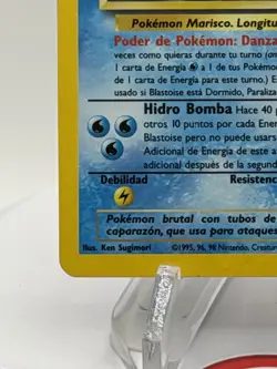 Base Set Pokemon TCG Blastoise Spanish - Image 4
