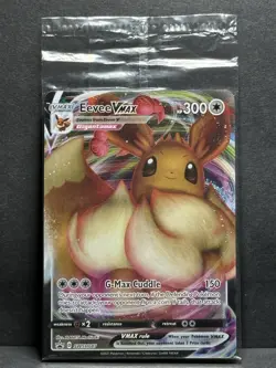 Pokemon TCG Eevee VMAX SWSH087 Black Star Promo Shining Fates Sealed NM - Image 1