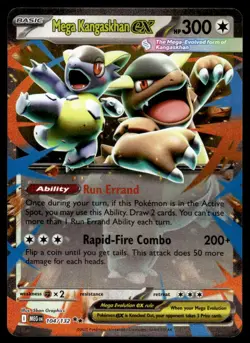Pokemon TCG ME01: Mega Evolution #104/132 Mega Kangaskhan ex NM - Image 1