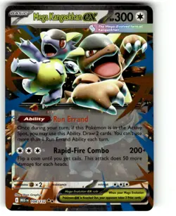 Pokemon TCG ME01: Mega Evolution #104/132 Mega Kangaskhan ex NM - Image 1