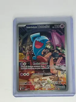 Team Rocket’s Wobbuffet Black Star Promo 203 Pokemon TCG Destined Rivals ETB - Image 1