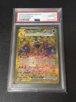 PSA 10 - 2023 Pokemon Obsidian Flames Charizard ex Hyper Rare 228/197 - Image 1
